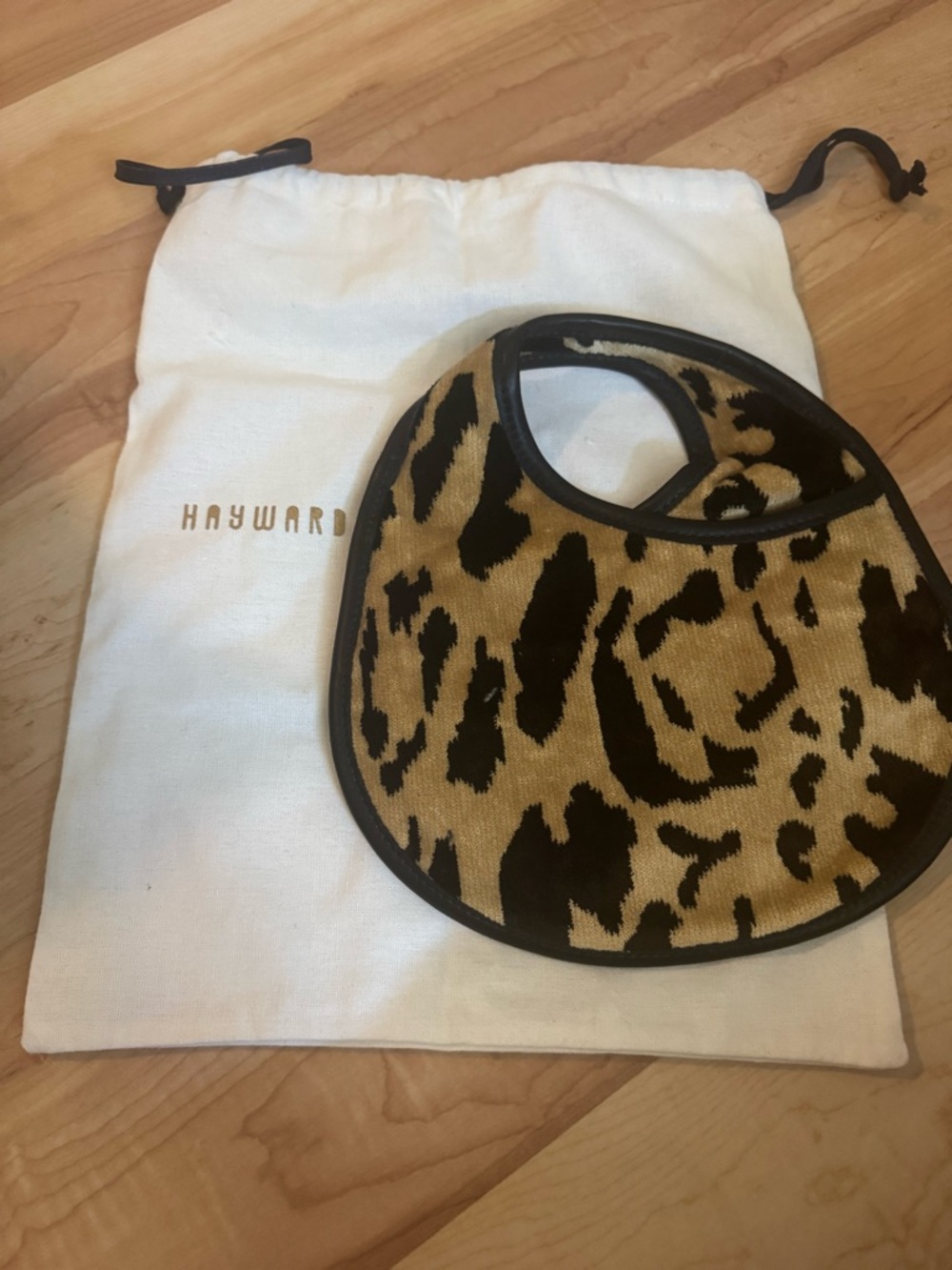 Hayward Leopard-Print Mini Bag in Brown and Black